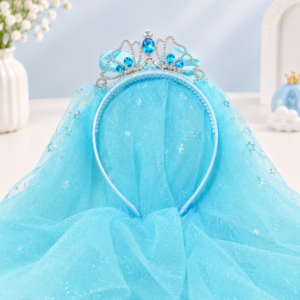 Girls Princess Crown Headband Cute Tiara Hair Band