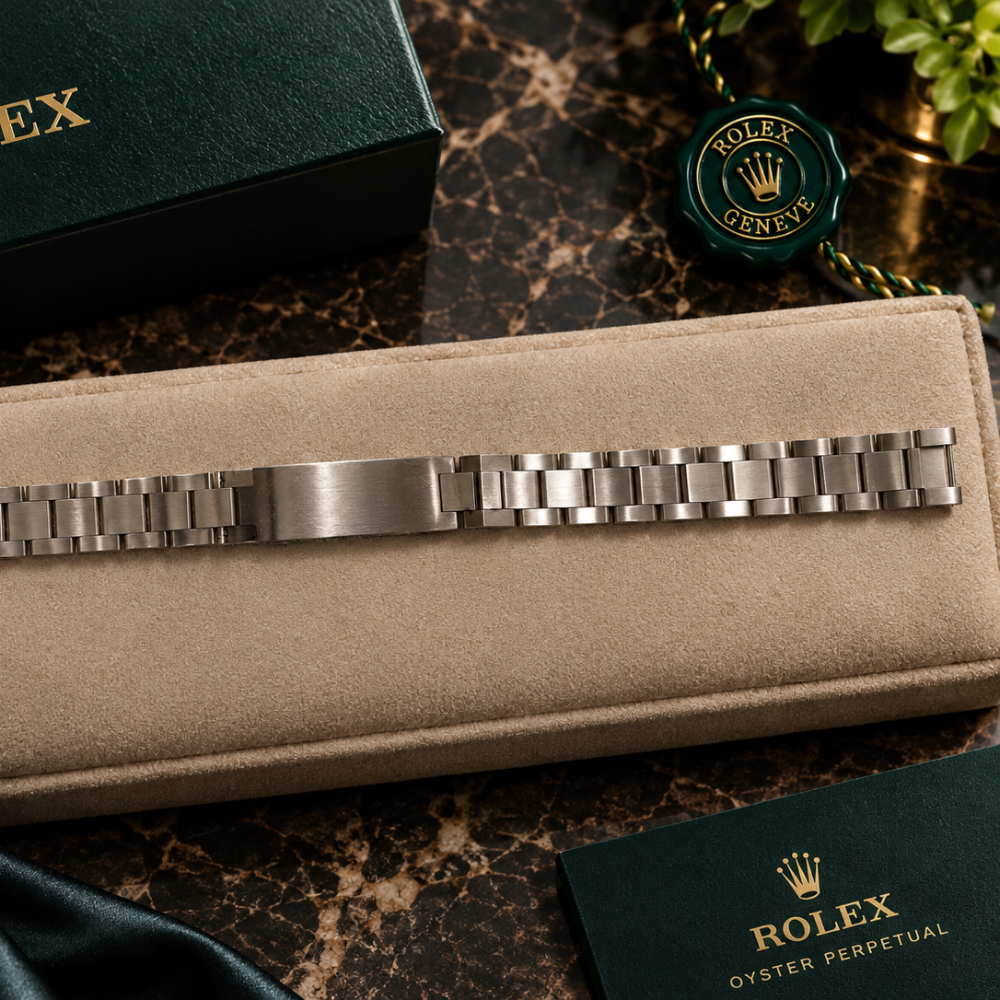 Rolex Men’s Luxury Stainless Steel Link Bracelet with Premium Clasp Design - Image 4